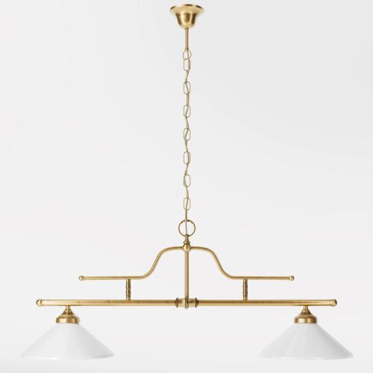 elegans etkezoasztal csillar klasszikus arany sargarez uvegburas fuggesztek ketizzos biliard lampa polgari vintage villa kastely lampak.jpg